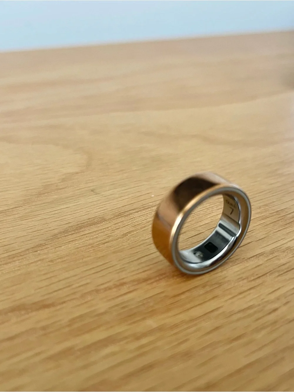 Oura Ring Gen 4 Horizon Rose Gold Size 7